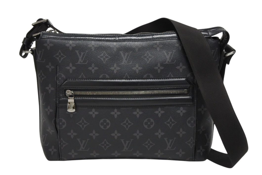 LOUIS VUITTON ルイヴィトン モノグラム エクリプス オディセ メッセンジャーPM ショルダーバッグ M44223 ブラック 美品 中古 4b009676