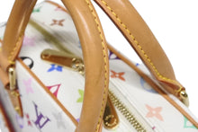 Load image into Gallery viewer, 極美品 LOUIS VUITTON ルイヴィトン ハンドバッグ トゥルーヴィル 村上隆 ホワイト マルチカラー M92663 ゴールド金具 中古 4b009681