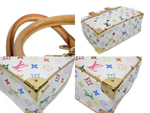 Load image into Gallery viewer, 極美品 LOUIS VUITTON ルイヴィトン ハンドバッグ トゥルーヴィル 村上隆 ホワイト マルチカラー M92663 ゴールド金具 中古 4b009681
