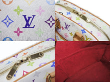 Load image into Gallery viewer, 極美品 LOUIS VUITTON ルイヴィトン ハンドバッグ トゥルーヴィル 村上隆 ホワイト マルチカラー M92663 ゴールド金具 中古 4b009681