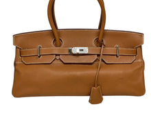 Load image into Gallery viewer, HERMES エルメス ショルダーバーキン トリヨンクレマンス ◻︎J刻 ゴルチェ期 ゴールド シルバー金具 美品 中古 4b009685