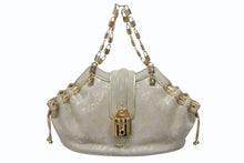 Load image into Gallery viewer, 極美品 LOUIS VUITTON ルイヴィトン テダPM ハンドバッグ M92373 モノグラム エクストラオーディネル ヌバック ベージュ 中古 4b009686