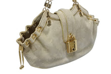 Load image into Gallery viewer, 極美品 LOUIS VUITTON ルイヴィトン テダPM ハンドバッグ M92373 モノグラム エクストラオーディネル ヌバック ベージュ 中古 4b009686