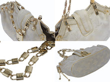 Load image into Gallery viewer, 極美品 LOUIS VUITTON ルイヴィトン テダPM ハンドバッグ M92373 モノグラム エクストラオーディネル ヌバック ベージュ 中古 4b009686