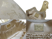 Load image into Gallery viewer, 極美品 LOUIS VUITTON ルイヴィトン テダPM ハンドバッグ M92373 モノグラム エクストラオーディネル ヌバック ベージュ 中古 4b009686