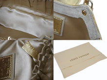 Load image into Gallery viewer, 極美品 LOUIS VUITTON ルイヴィトン テダPM ハンドバッグ M92373 モノグラム エクストラオーディネル ヌバック ベージュ 中古 4b009686