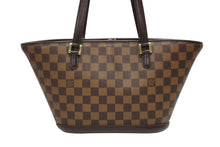 Load image into Gallery viewer, 極美品 LOUIS VUITTON ルイヴィトン トートバッグ N51121 マノスクPM ダミエ ブラウン ゴールド金具 中古 4b009702