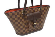 Load image into Gallery viewer, 極美品 LOUIS VUITTON ルイヴィトン トートバッグ N51121 マノスクPM ダミエ ブラウン ゴールド金具 中古 4b009702