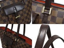 Load image into Gallery viewer, 極美品 LOUIS VUITTON ルイヴィトン トートバッグ N51121 マノスクPM ダミエ ブラウン ゴールド金具 中古 4b009702
