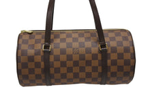 Load image into Gallery viewer, 極美品 LOUIS VUITTON ルイヴィトン パピヨン30 ハンドバッグ N51303 ダミエ エベヌ ブラウン ゴールド金具 中古 4b009711
