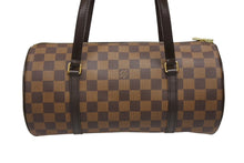 Load image into Gallery viewer, 極美品 LOUIS VUITTON ルイヴィトン パピヨン30 ハンドバッグ N51303 ダミエ エベヌ ブラウン ゴールド金具 中古 4b009711