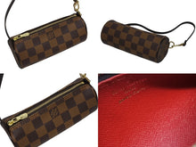 Load image into Gallery viewer, 極美品 LOUIS VUITTON ルイヴィトン パピヨン30 ハンドバッグ N51303 ダミエ エベヌ ブラウン ゴールド金具 中古 4b009711