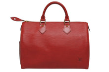 Load image into Gallery viewer, 極美品 LOUIS VUITTON ルイヴィトン スピーディ30 ハンドバッグ M43007 エピ レザー カスティリアンレッド ゴールド金具 中古 4b009713