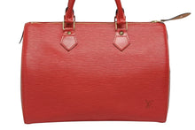Load image into Gallery viewer, 極美品 LOUIS VUITTON ルイヴィトン スピーディ30 ハンドバッグ M43007 エピ レザー カスティリアンレッド ゴールド金具 中古 4b009713