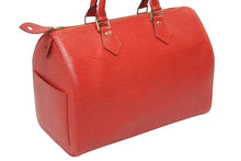 Load image into Gallery viewer, 極美品 LOUIS VUITTON ルイヴィトン スピーディ30 ハンドバッグ M43007 エピ レザー カスティリアンレッド ゴールド金具 中古 4b009713