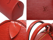 Load image into Gallery viewer, 極美品 LOUIS VUITTON ルイヴィトン スピーディ30 ハンドバッグ M43007 エピ レザー カスティリアンレッド ゴールド金具 中古 4b009713
