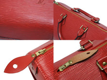 Load image into Gallery viewer, 極美品 LOUIS VUITTON ルイヴィトン スピーディ30 ハンドバッグ M43007 エピ レザー カスティリアンレッド ゴールド金具 中古 4b009713