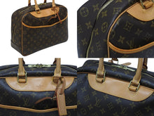 Load image into Gallery viewer, LOUIS VUITTON ルイヴィトン モノグラム ドーヴィル ハンドバッグ M47270 ブラウン ロゴ 鞄 美品 中古 4b009723