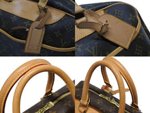 Load image into Gallery viewer, LOUIS VUITTON ルイヴィトン モノグラム ドーヴィル ハンドバッグ M47270 ブラウン ロゴ 鞄 美品 中古 4b009723