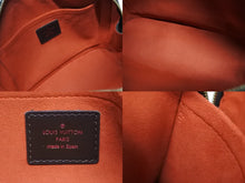 Load image into Gallery viewer, LOUIS VUITTON ルイヴィトン サリア ミニ ハンドバッグ N51286 ダミエ エベヌ ブラウン PVC レザー ゴールド金具 美品 中古 4b009724