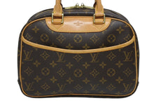 Load image into Gallery viewer, LOUIS VUITTON ルイヴィトン トゥルービル ハンドバッグ M42228 モノグラム ブラウン PVC レザー ゴールド金具 美品 中古 4b009727
