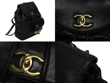 Load image into Gallery viewer, CHANEL シャネル マトラッセ チェーンリュック バックパック ココマーク 2番台 ブラック ラムスキン ゴールド金具 中古 美品 4b009733