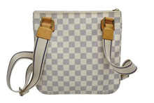 Load image into Gallery viewer, LOUIS VUITTON ルイヴィトン ポシェットボスフォール ショルダーバッグ N51112 ダミエアズール ホワイト ブラウン 美品 中古 4b009737