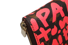 画像をギャラリービューアに読み込む, 極美品 LOUIS VUITTON ルイヴィトン カードケース フューシャ M93707 ピンク モノグラム グラフィティ スティーブンスプラウス 中古 4b009741
