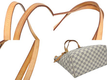 Load image into Gallery viewer, LOUIS VUITTON ルイヴィトン イエナPM トートバッグ ハンドバッグ N44039 ダミエアズールキャンバス ホワイト ブラウン 美品 中古 4b009742