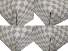 Load image into Gallery viewer, LOUIS VUITTON ルイヴィトン イエナPM トートバッグ ハンドバッグ N44039 ダミエアズールキャンバス ホワイト ブラウン 美品 中古 4b009742