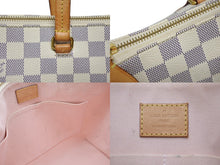Load image into Gallery viewer, LOUIS VUITTON ルイヴィトン イエナPM トートバッグ ハンドバッグ N44039 ダミエアズールキャンバス ホワイト ブラウン 美品 中古 4b009742