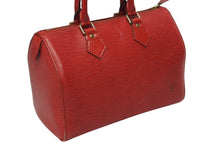 Load image into Gallery viewer, LOUIS VUITTON ルイヴィトン スピーディ25 ハンドバッグ エピレザー M43017 カスティリアンレッド 美品 中古 4b009746
