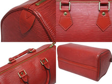 Load image into Gallery viewer, LOUIS VUITTON ルイヴィトン スピーディ25 ハンドバッグ エピレザー M43017 カスティリアンレッド 美品 中古 4b009746