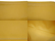 Load image into Gallery viewer, 新品同様 GOYARD ゴヤール 折りたたみクラッチバッグ サンマリー MM ヘリンボーン柄 イエロー 中古 4b009749