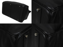 Load image into Gallery viewer, 極美品 激レア HERMES エルメス BIRKIN バーキン50 ハンドバッグ トゴ ブラック シルバー金具 □J刻印 中古 4b009766