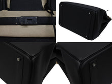 Load image into Gallery viewer, 新品未使用 HERMES エルメス ソーブラック ハンドバッグ オータクロア40 ブラック K刻印 トゴ ブラック金具 中古 4b009774