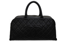 Load image into Gallery viewer, CHANEL シャネル ハンドバッグ ミニボストン A20997 8番台 キャビアスキン ココマーク ブラック ゴールド金具 美品 中古 4b009804