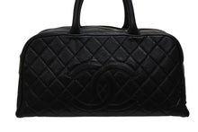 Load image into Gallery viewer, CHANEL シャネル ハンドバッグ ミニボストン A20997 8番台 キャビアスキン ココマーク ブラック ゴールド金具 美品 中古 4b009804