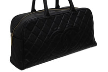 Load image into Gallery viewer, CHANEL シャネル ハンドバッグ ミニボストン A20997 8番台 キャビアスキン ココマーク ブラック ゴールド金具 美品 中古 4b009804