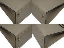 Load image into Gallery viewer, 新品同様 HERMES エルメス ケリー28 外縫い 2WAY ショルダーバッグ A刻印 ヴォーエプソン トレンチ ゴールド金具 中古 4b009813