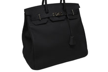 Load image into Gallery viewer, 新品同様 HERMES エルメス Haut a Courroies オータクロア40 ハンドバッグ トゴ ブラック シルバー金具 Z刻印 中古 4b009826
