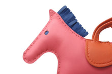 Load image into Gallery viewer, 極美品 HERMES エルメス ロデオチャームMM バッグチャーム アネモネ ブルーイズミール アニョーミロ 中古 4b009829