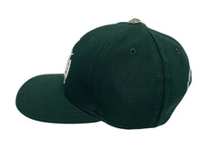 Load image into Gallery viewer, 新品未使用 CHROME HEARTS クロムハーツ CH刺繍 新作 ベースボール キャップ 帽子 U.S.A製 グリーン シルバー金具 中古 4b009833