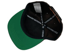 Load image into Gallery viewer, 新品未使用 CHROME HEARTS クロムハーツ CH刺繍 新作 ベースボール キャップ 帽子 U.S.A製 ブラウン オレンジ シルバー金具 中古 4b009834