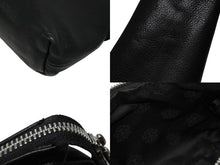 Load image into Gallery viewer, CHROME HEARTS クロムハーツ INSANITY CH PLS ポーチ インサニティ CHプラスパッチ レザー シルバー925 ブラック 美品 中古 4b009847