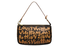 Load image into Gallery viewer, LOUIS VUITTON ルイヴィトン ポシェットアクセソワ―ル ポーチ M92193 モノグラム グラフィティ ブラウン PVC 美品 中古 4b009857