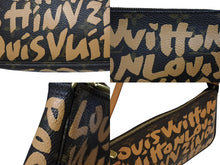 Load image into Gallery viewer, LOUIS VUITTON ルイヴィトン ポシェットアクセソワ―ル ポーチ M92193 モノグラム グラフィティ ブラウン PVC 美品 中古 4b009857