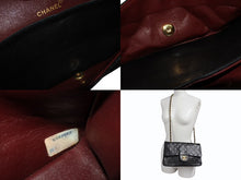 Load image into Gallery viewer, CHANEL シャネル マトラッセ25 Wフラップ Wチェーンショルダーバッグ 2番台 ココマーク ラムスキン ゴールド金具 美品 中古 4b009880