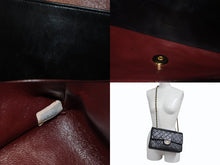 Load image into Gallery viewer, CHANEL シャネル マトラッセ25 Wフラップ Wチェーンショルダーバッグ 0番台 ココマーク ラムスキン ゴールド金具 美品 中古 4b009882