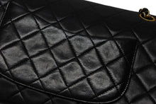 Load image into Gallery viewer, CHANEL シャネル マトラッセ25 Wフラップ Wチェーンショルダーバッグ 0番台 ココマーク ラムスキン ゴールド金具 美品 中古 4b009882